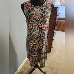 Loft sleeveless a-line dress